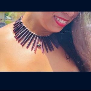 Handmade Tahitian Pearl and Sea Urchin Necklace